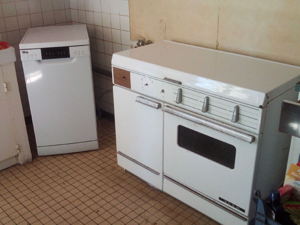 petit lave-vaisselle en place